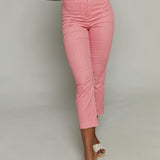 Sheryne Gingham Capri Pants