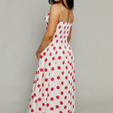 Sabine Polka Dot Midi Dress