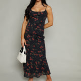 Arielle Midi Tomato Tank Dress