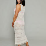 Gwen Crochet Midi Dress Cover up