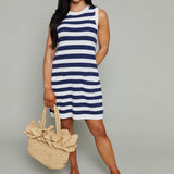 Myla Sleeveless Striped Mini Dress
