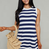 Myla Sleeveless Striped Mini Dress