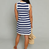 Myla Sleeveless Striped Mini Dress