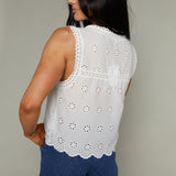 Ginny Eyelet Tank Top