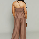 Alondra Crinkle Relaxed Wide Leg Pants