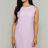 Ariana Sleeveless Summer Embroidered Mini Dress