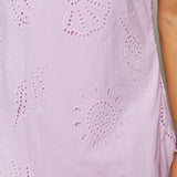 Ariana Sleeveless Summer Embroidered Mini Dress