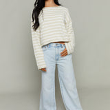 Sansa Striped Pullover Sweater
