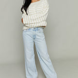 Sansa Striped Pullover Sweater