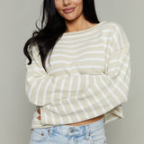 Sansa Striped Pullover Sweater