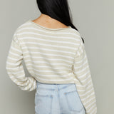 Sansa Striped Pullover Sweater
