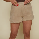 Reina Crinkle Gauze Short