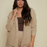 Reina Crinkle Gauze Short
