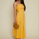 Kate Strappy Back Dress - Papaya