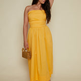 Kate Strappy Back Dress - Papaya