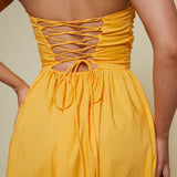 Kate Strappy Back Dress - Papaya