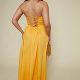 Kate Strappy Back Dress - Papaya