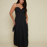 Laura Bubble Hem Maxi Dress