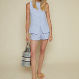 Lottie Sleeveless Linen Vest