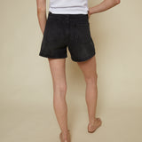 Mimi Denim High Rise A-Line Shorts - Glamour