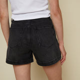 Mimi Denim High Rise A-Line Shorts - Glamour