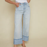 Carson Cuffed Straight Leg Jeans - Sunrise