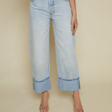 Carson Cuffed Straight Leg Jeans - Sunrise