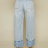Carson Cuffed Straight Leg Jeans - Sunrise