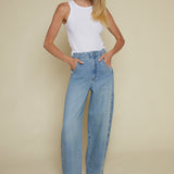 Denver High Rise Relaxed Bowed Leg Jean - Qualifier