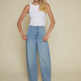 Denver High Rise Relaxed Bowed Leg Jean - Qualifier