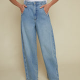 Denver High Rise Relaxed Bowed Leg Jean - Qualifier