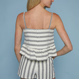 Quincy Striped Tweed Shorts