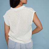 Rio Open Knit Cropped Sweater
