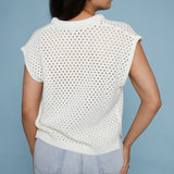Rio Open Knit Cropped Sweater