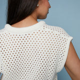 Rio Open Knit Cropped Sweater