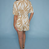 Contessa Tropical Linen Romper