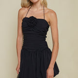 Maria Rosette Mini Dress