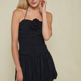 Maria Rosette Mini Dress