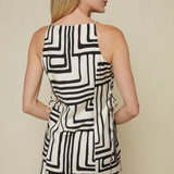 Tavi Abstract Shift Mini Dress