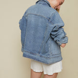 Atlas Oversized Pocket Washed Denim Jacket