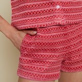Viv Woven Shorts - Red