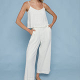 Shelly Knit Eyelet Ankle Pants