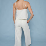 Shelly Knit Eyelet Ankle Pants
