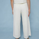 Shelly Knit Eyelet Ankle Pants