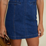 Bronx Denim Shift Mini Dress