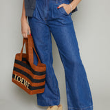 Polly Wide Leg Denim Trousers