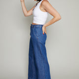 Polly Wide Leg Denim Trousers