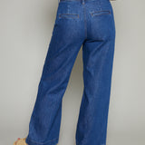 Polly Wide Leg Denim Trousers
