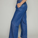 Polly Wide Leg Denim Trousers