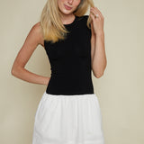 Zoey Knit Contrast Mini Dress